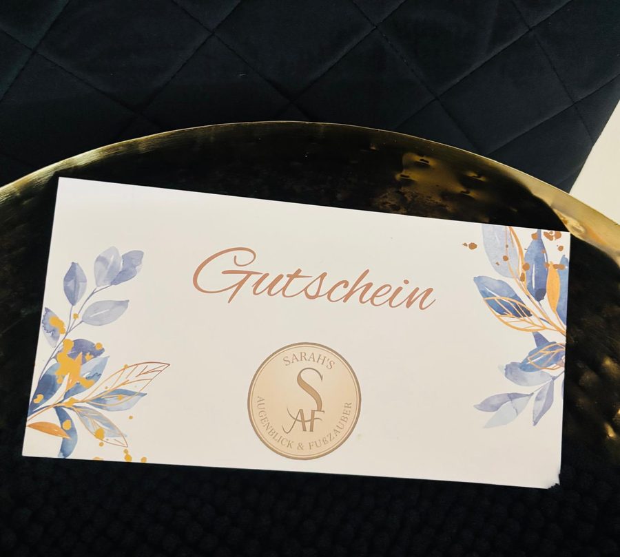 Gutschein von Sarah's Augenblick & Fußzauber